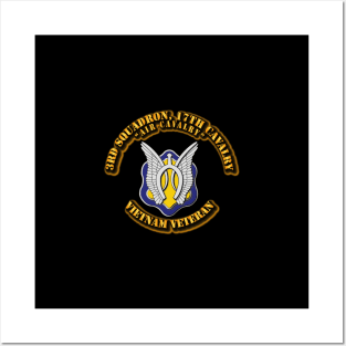 3rd Squadron, 17th Cavalry without SVC Ribbon Posters and Art